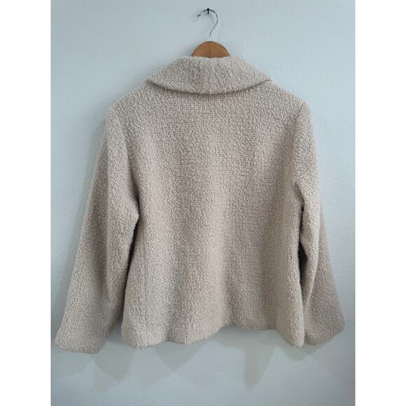 Eileen Fisher Cream wool blazer - Picture 5 of 6